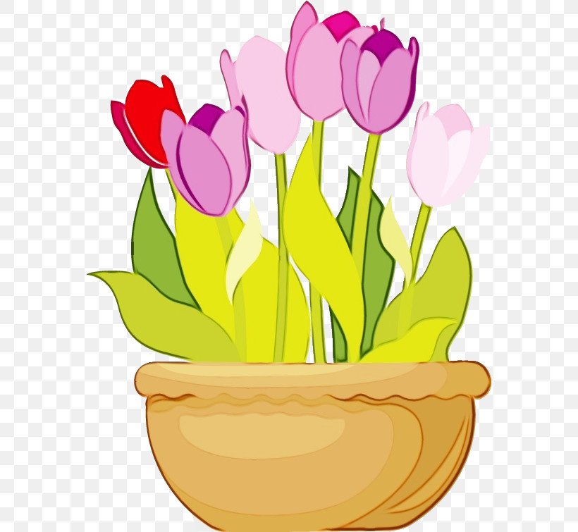 Tulip Flower Plant Cut Flowers Petal, PNG, 574x755px, Flower, Cut Flowers, Floral, Flowerpot, Lily Family Download Free