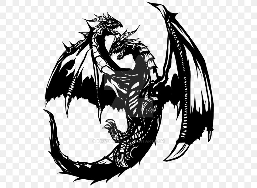 Chinese Dragon Logo Drawing, PNG, 600x600px, Dragon, Black And White, Chinese Dragon, Demon, Deviantart Download Free