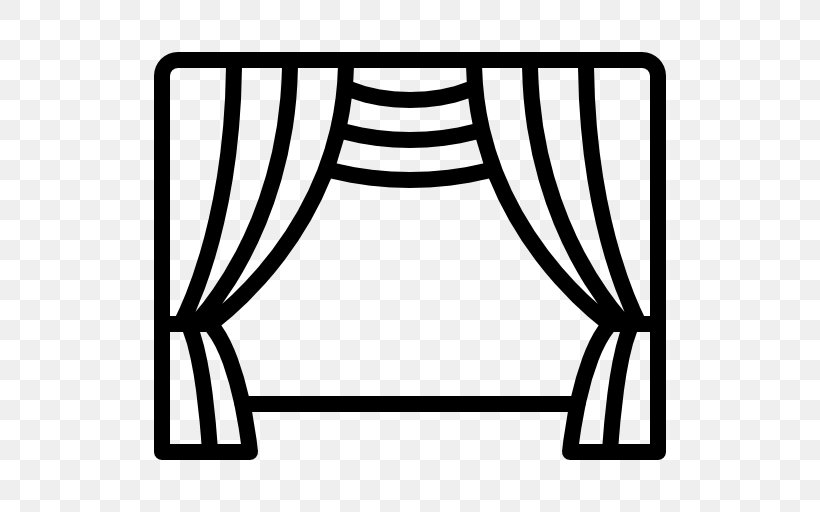 Cinema Theater Drapes And Stage Curtains Theatre Film, PNG, 512x512px, Cinema, Area, Black, Black And White, Costume Designer Download Free