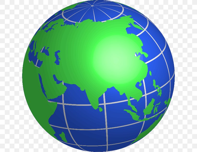 Globe World Clip Art, PNG, 636x635px, Globe, Asia, Earth, Green, Map Download Free
