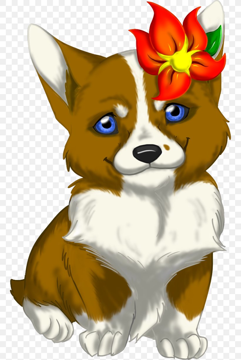 Pembroke Welsh Corgi Puppy Red Fox Dog Breed, PNG, 752x1224px, Pembroke Welsh Corgi, Art, Breed, Carnivoran, Cartoon Download Free