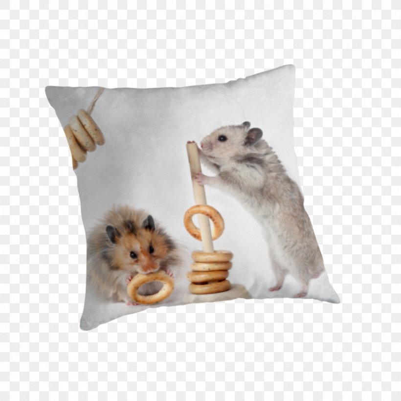 Rodent Hamster Rat Throw Pillows Cushion, PNG, 875x875px, Rodent, Animal, Cushion, Hamster, Material Download Free