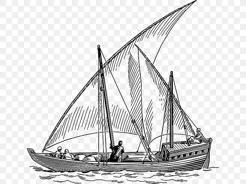 Sailboat Sailing Ship Clip Art, PNG, 640x616px, Sailboat, Baltimore Clipper, Barque, Barquentine, Black And White Download Free