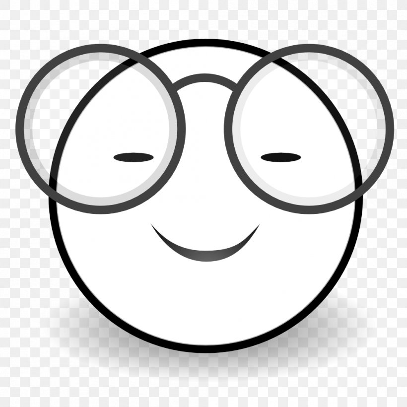 Smiley Emoticon Glasses Clip Art, PNG, 999x999px, Smiley, Area, Black, Black And White, Color Download Free