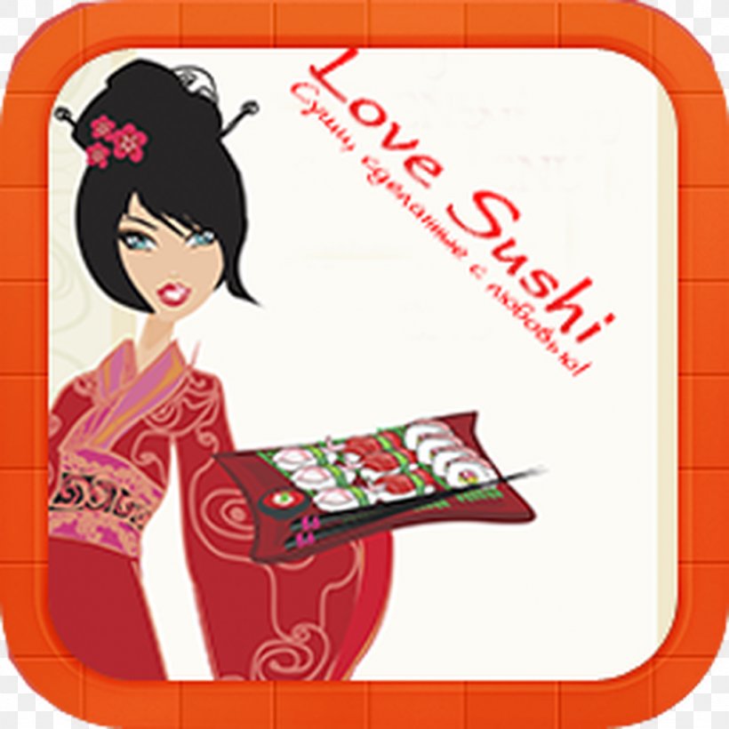 Sushi Woman Japan, PNG, 1024x1024px, Watercolor, Cartoon, Flower, Frame, Heart Download Free