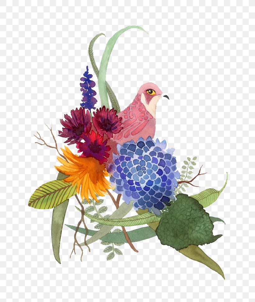 Bird Watercolor Painting Watercolour Flowers Paper, PNG, 750x971px, Bird, Art, Beak, Cut Flowers, Drawing Download Free