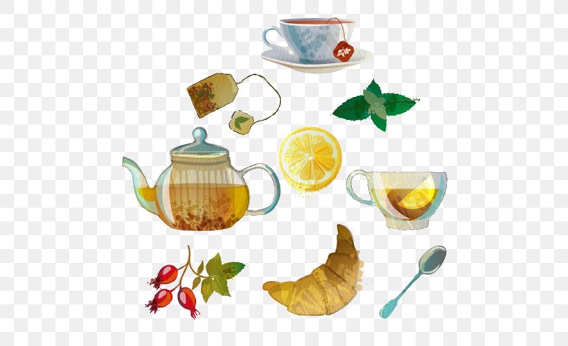 Flowering Tea Coffee Green Tea Tea Bag, PNG, 500x500px, Tea, Coffee, Coffee Cup, Cup, Drink Download Free