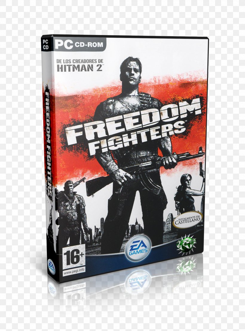 Freedom Fighters PlayStation 2 Xbox 360 GameCube Video Game, PNG, 2099x2833px, Freedom Fighters, Action Game, Dvd, Electronic Arts, Electronic Device Download Free