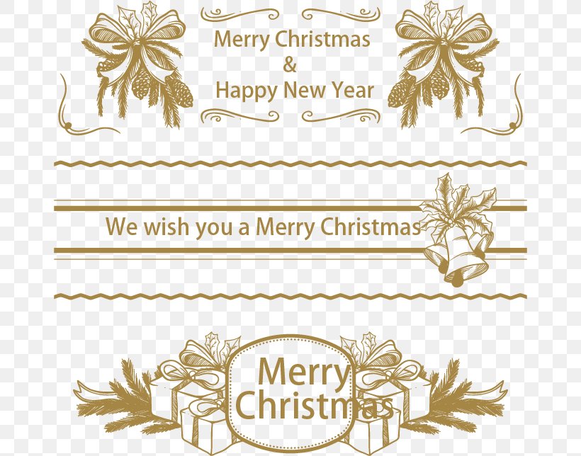 Christmas New Year Computer File, PNG, 692x644px, Christmas, Banner, Border, Christmas Tree, Clip Art Download Free