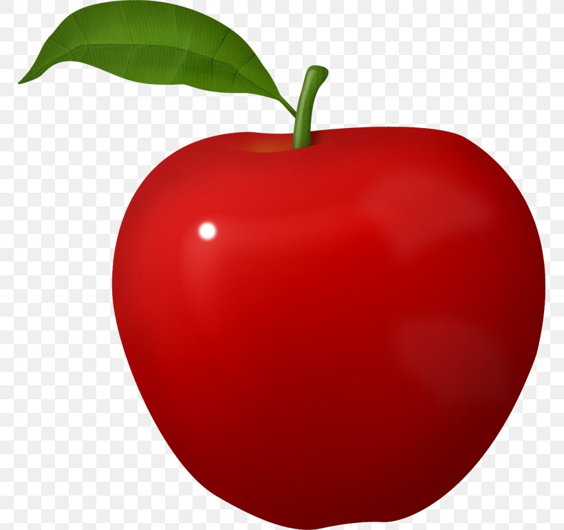 Clip Art Apple Fruit Food Openclipart, PNG, 767x770px, Apple, Acerola, Bell Peppers And Chili Peppers, Diet Food, Food Download Free