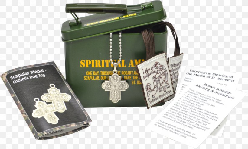 Scapular The Rosary: Your Weapon For Spiritual Warfare Catholicism Prayer, PNG, 1042x630px, Scapular, Bag, Brand, Catholicism, Dog Tag Download Free