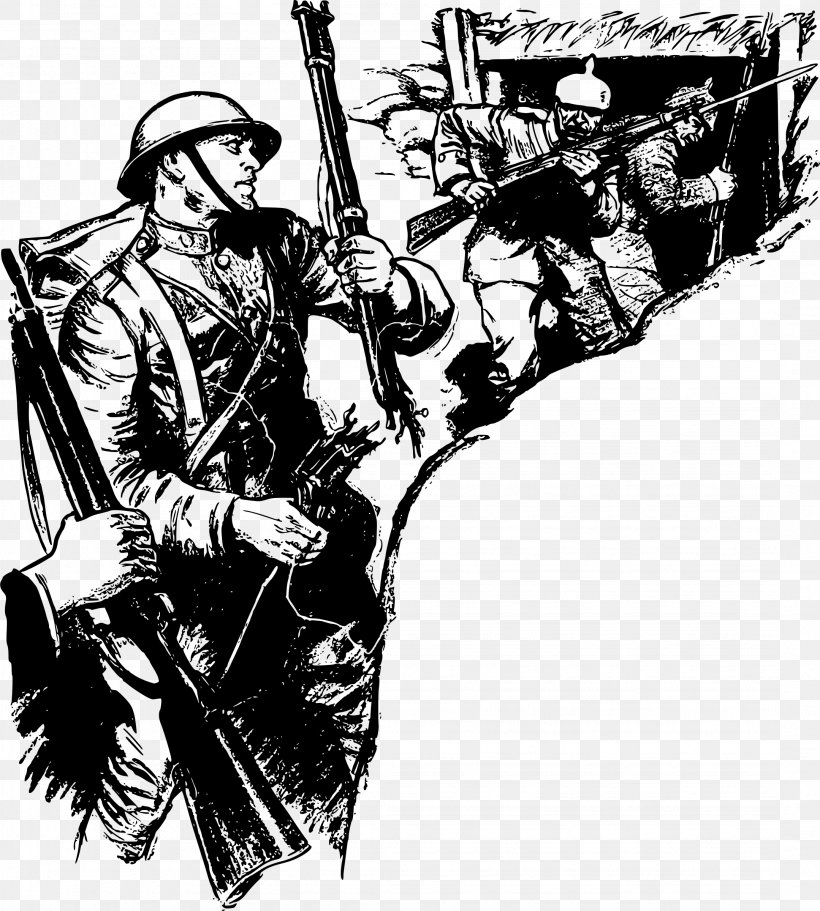 First World War Soldier Clip Art, PNG, 2158x2400px, First World War, Black And White, Cold War, Comics Artist, Fictional Character Download Free