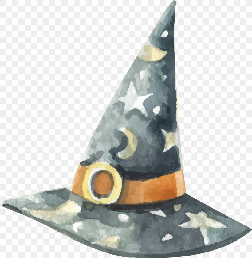 Hat Witchcraft Boszorkxe1ny Watercolor Painting, PNG, 3531x3623px, Hat, Coffee Cup, Designer, Halloween, Headgear Download Free