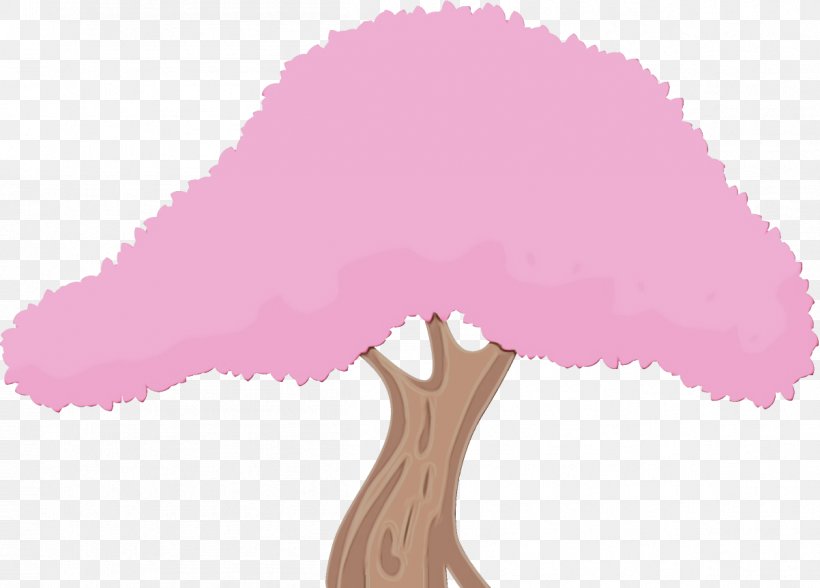 Pink Tree Clip Art Plant, PNG, 1202x862px, Watercolor, Paint, Pink, Plant, Tree Download Free