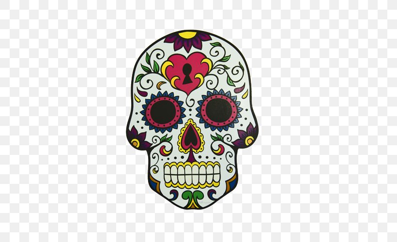 Calavera Mexican Cuisine Day Of The Dead Skull And Crossbones, PNG, 500x500px, Calavera, Art, Blanket, Bone, Day Of The Dead Download Free