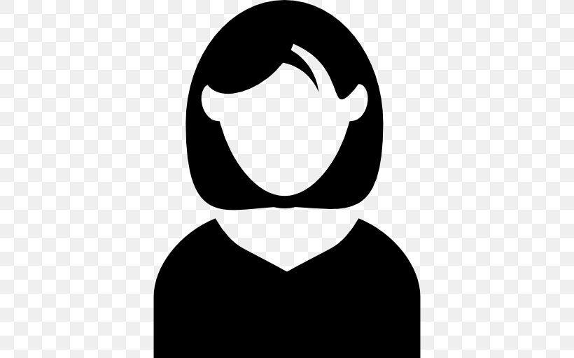 Woman Clip Art, PNG, 512x512px, Woman, Black, Black And White, Facial Expression, Facial Hair Download Free