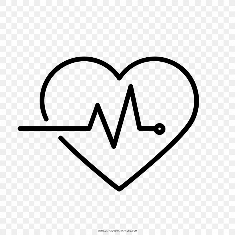 Heart Rate Pulse Electrocardiography Drawing, PNG, 1000x1000px, Watercolor, Cartoon, Flower, Frame, Heart Download Free