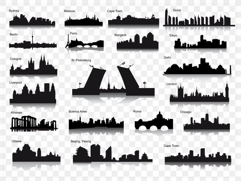 Cities: Skylines Liverpool Silhouette, PNG, 2400x1800px, Cities Skylines, Architectural Plan, Architecture, Black And White, Brand Download Free