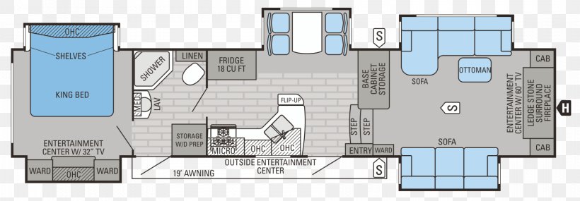 Table Floor Plan Campervans Caravan Living Room, PNG, 1800x627px, Table, Area, Bed, Bedroom, Bedside Tables Download Free