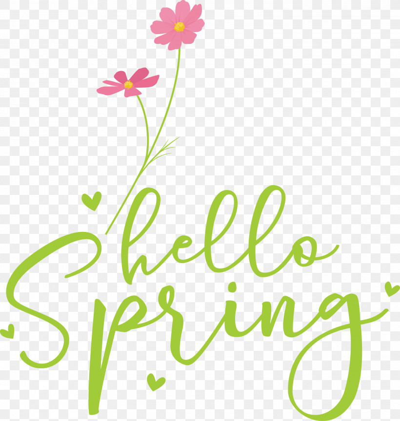 Hello Spring Spring, PNG, 2845x3000px, Hello Spring, Calligraphy, Logo, Magenta, Spring Download Free