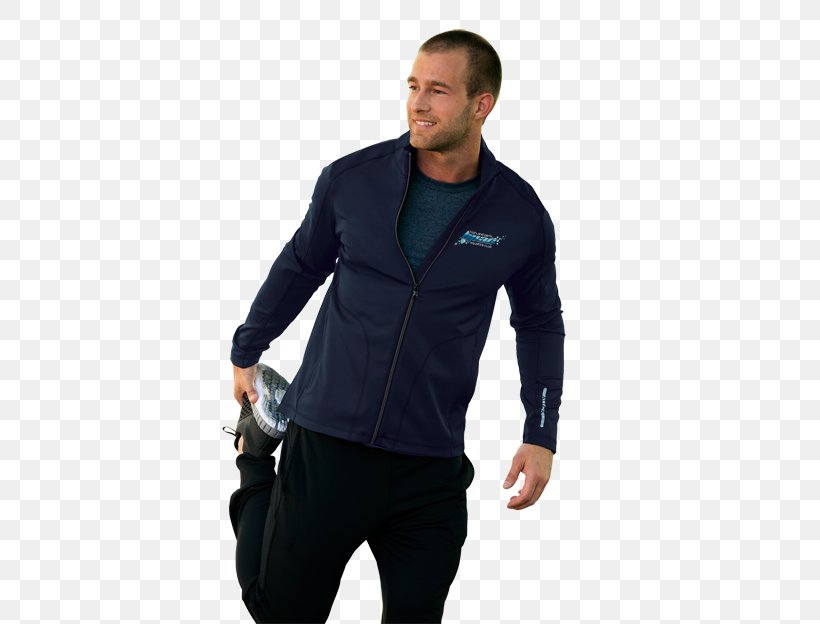 Hoodie Jacket T-shirt Sleeve Sweater, PNG, 416x624px, Hoodie, Blue, Clothing, Electric Blue, Jacket Download Free