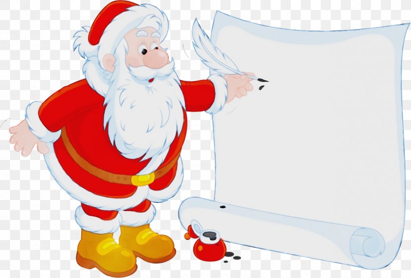 Santa Claus, PNG, 1278x868px, Watercolor, Cartoon, Christmas, Paint, Santa Claus Download Free