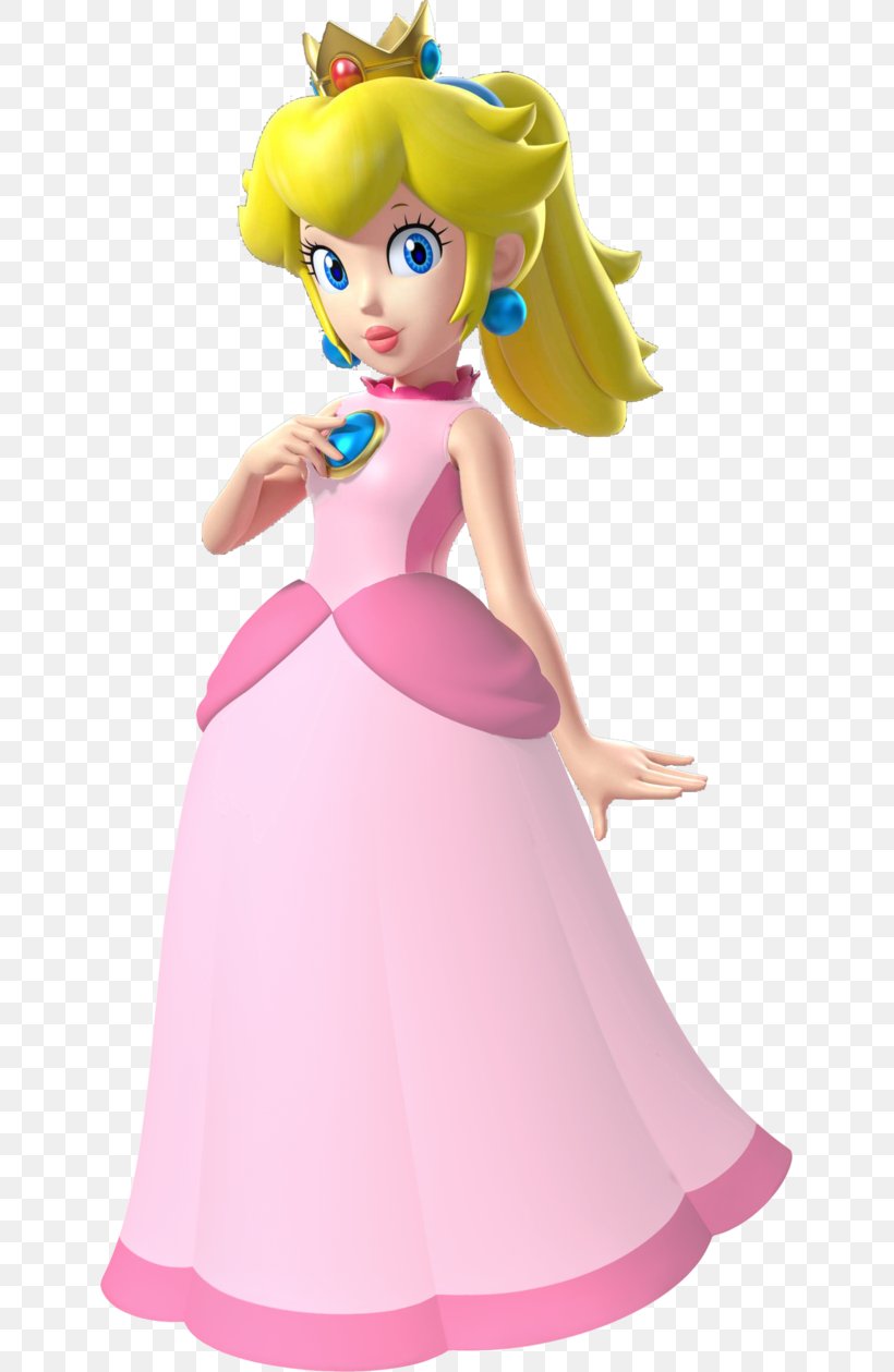 Mario Bros. Super Princess Peach Rosalina, PNG, 635x1259px, Mario Bros, Costume, Doll, Fictional Character, Figurine Download Free