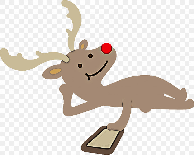 Reindeer Christmas Reindeer Christmas, PNG, 1024x824px, Reindeer, Cartoon, Christmas, Christmas Reindeer, Deer Download Free
