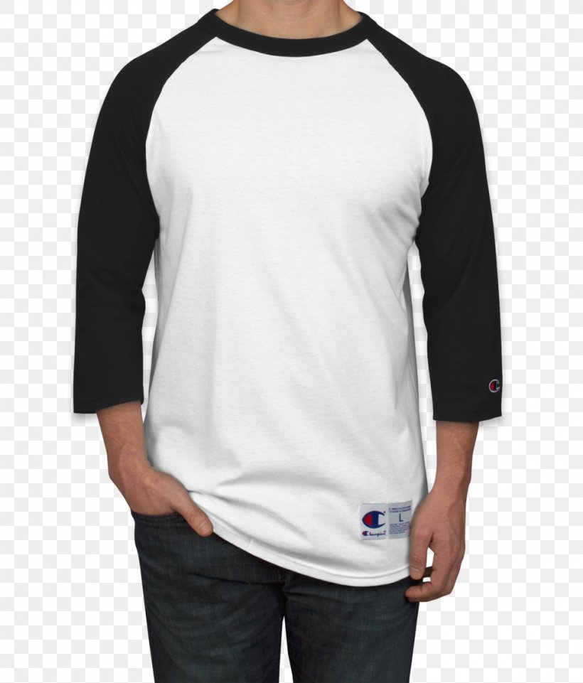 T-shirt Hoodie Raglan Sleeve Champion, PNG, 1000x1172px, Tshirt, Baseball Uniform, Black, Champion, Clothing Download Free