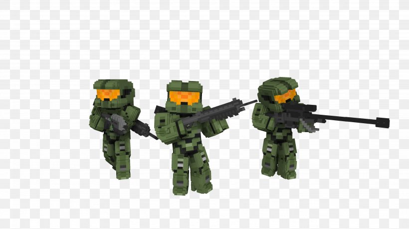 Minecraft Master Chief Halo 3: ODST Spartan Factions Of Halo, PNG, 4096x2304px, Minecraft, Action Figure, Factions Of Halo, Figurine, Halo Download Free