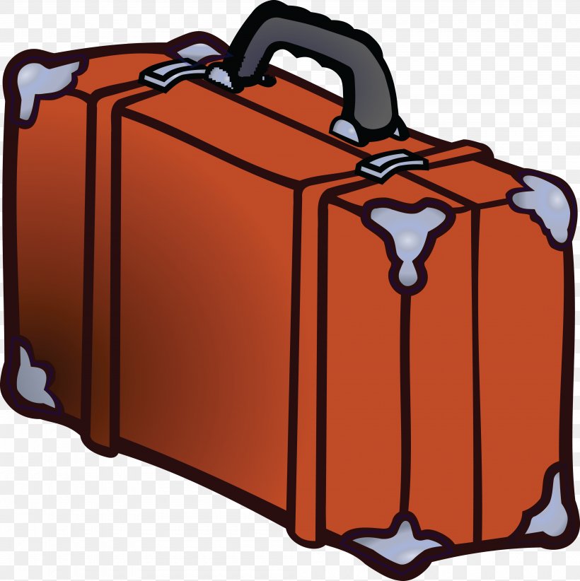Suitcase Baggage Travel Clip Art, PNG, 4000x4011px, Suitcase, Animation, Bag, Baggage, Luggage Bags Download Free
