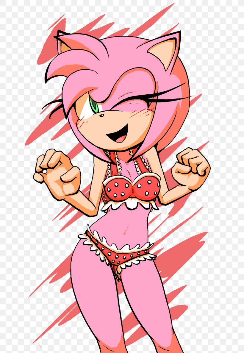 Amy Rose Ariciul Sonic Rouge The Bat Sonic The Hedgehog Sonic Adventure, PNG, 674x1186px, Watercolor, Cartoon, Flower, Frame, Heart Download Free