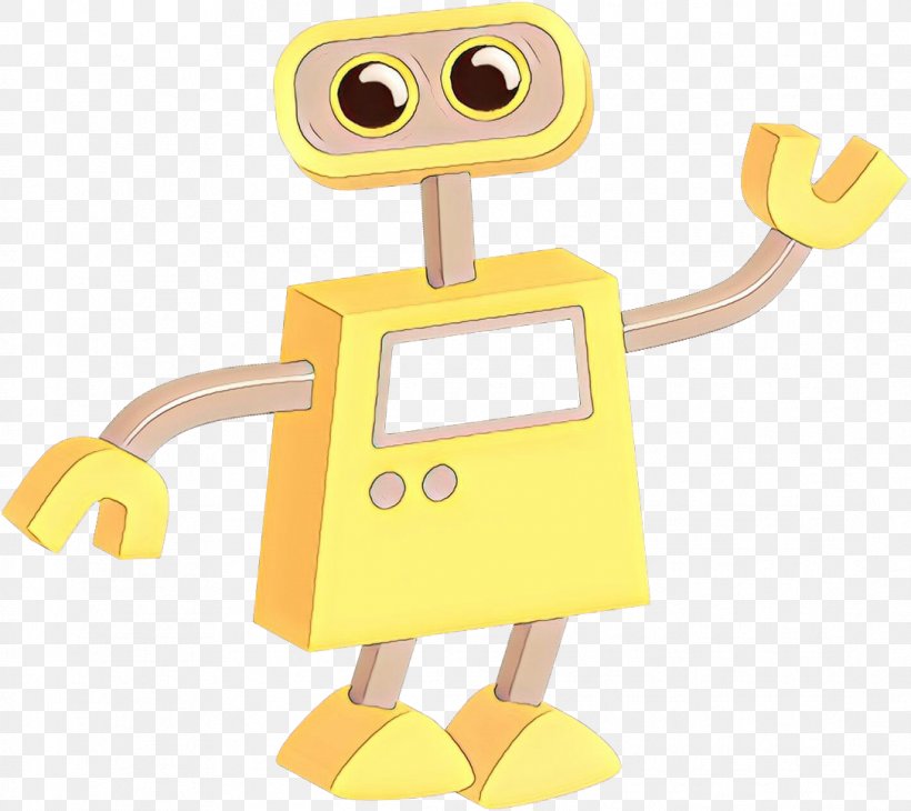 Cartoon Yellow Robot Machine Technology, PNG, 1087x969px, Cartoon, Machine, Robot, Technology, Toy Download Free