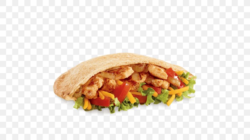 Pita Fajita Fast Food Cheeseburger Chicken Sandwich, PNG, 640x460px, Pita, American Food, Baked Goods, Burger King, Burrito Download Free