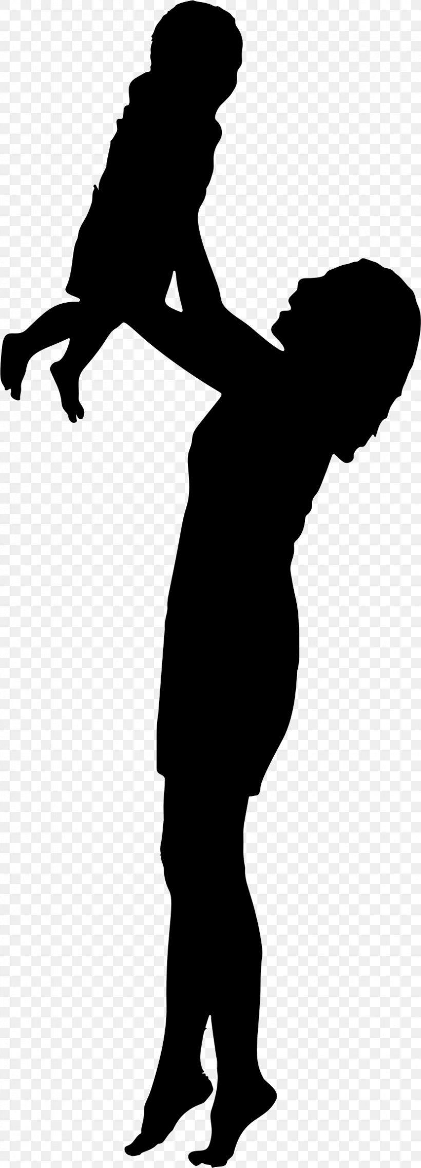 Silhouette Child Infant Mother, PNG, 831x2304px, Silhouette, Art, Black, Black And White, Child Download Free