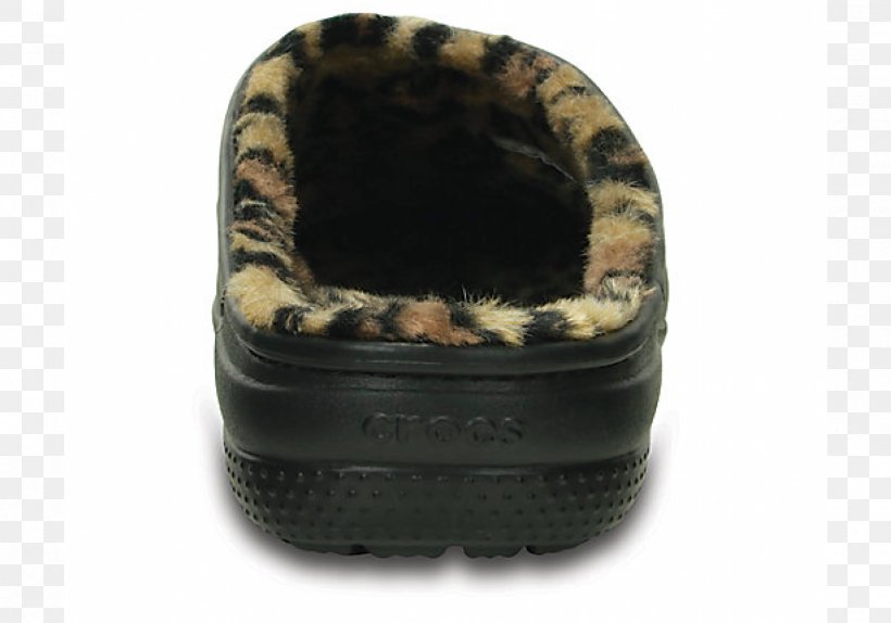 leopard crocs with fur