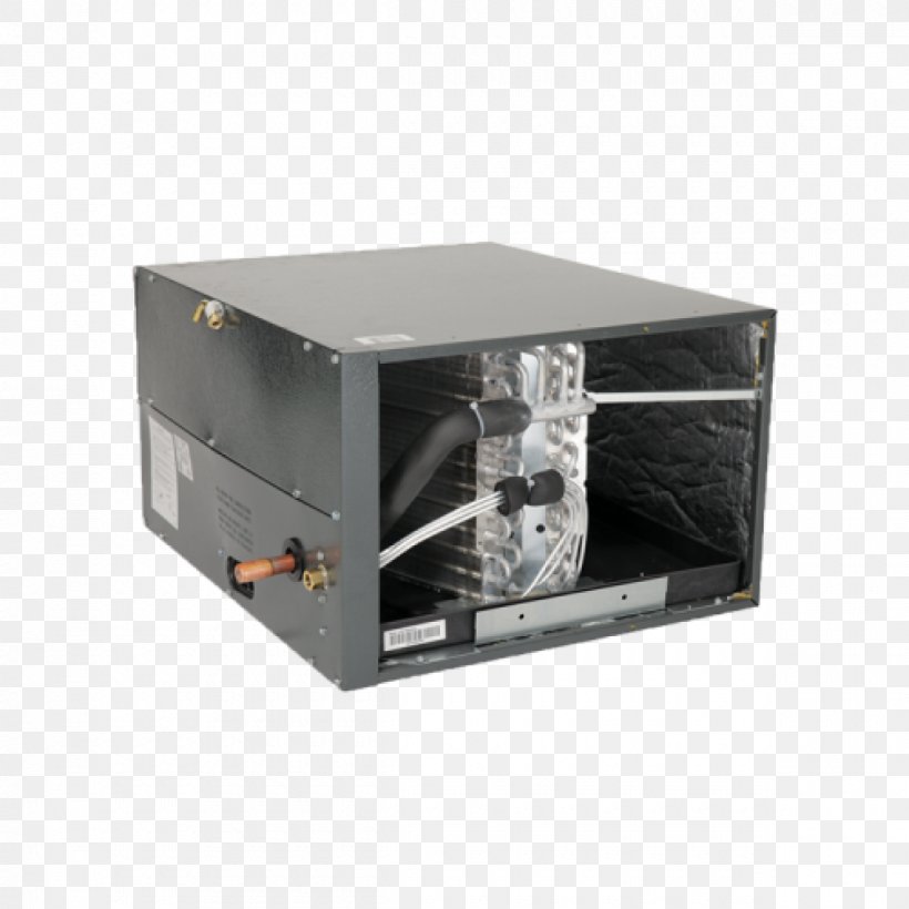 Air Conditioning Goodman Evaporator Coil Full-Cased Upflow/Downflow Seasonal Energy Efficiency Ratio Goodman Manufacturing, PNG, 1200x1200px, Air Conditioning, Condenser, Evaporator, Goodman Manufacturing, Hvac Download Free