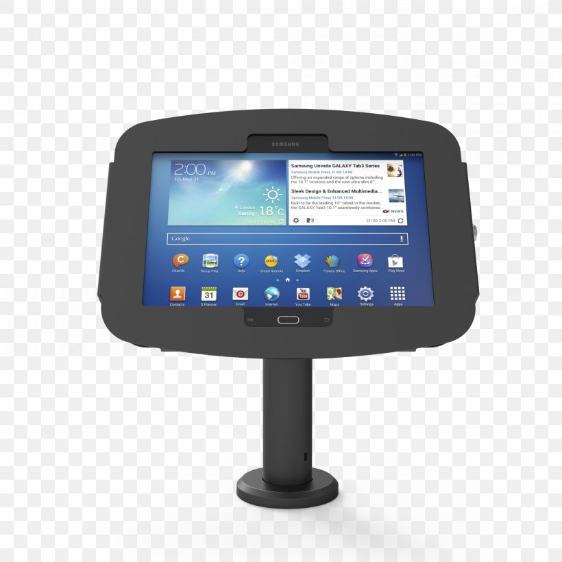 Display Device Samsung Galaxy Tab A 9.7 IPad Pro (12.9-inch) (2nd Generation) Internet Tablet Kiosk, PNG, 2000x2000px, Display Device, Computer Monitor Accessory, Computer Monitors, Electronics, Flat Display Mounting Interface Download Free