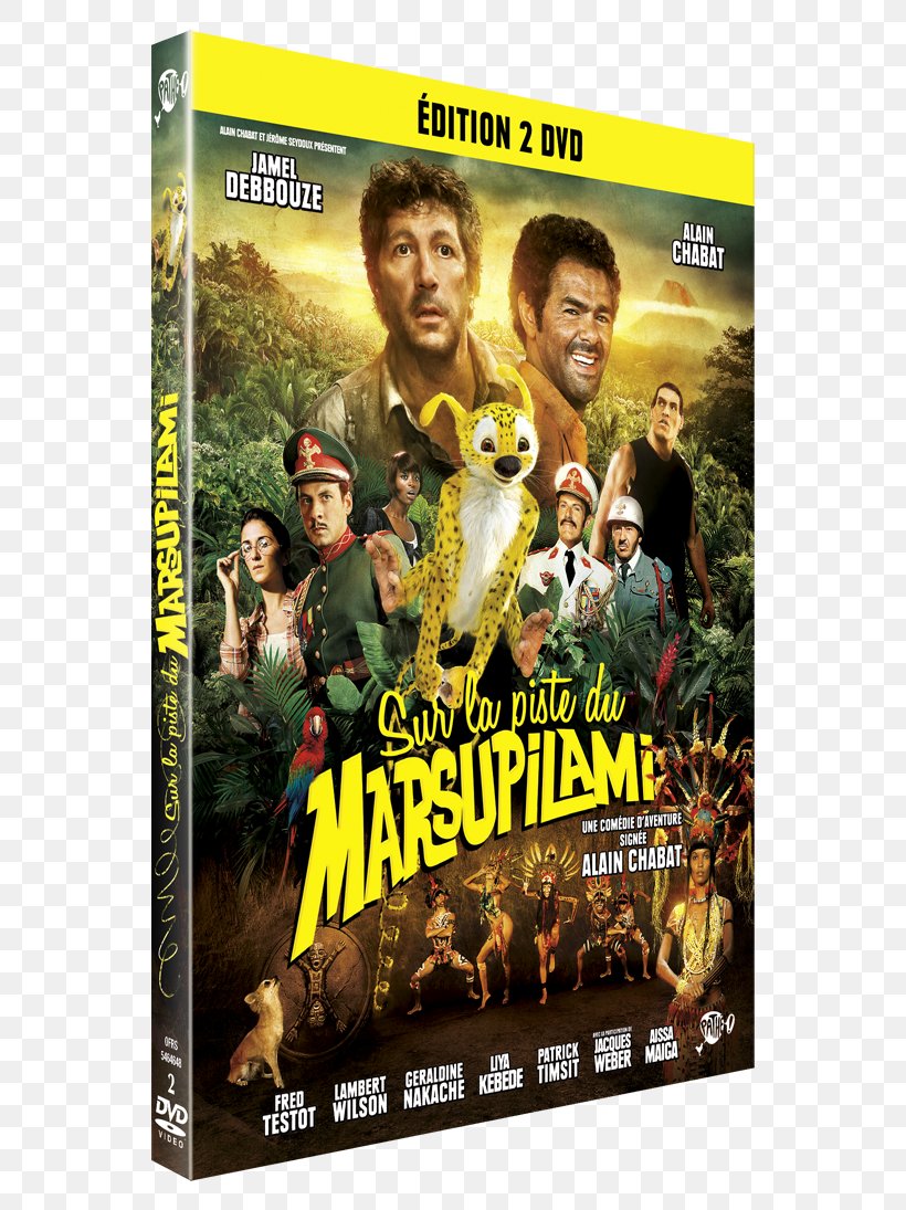 Alain Chabat Sur La Piste Du Marsupilami Blu-ray Disc DVD YouTube, PNG, 600x1095px, Bluray Disc, Action Film, Dvd, Dvdvideo, Film Download Free