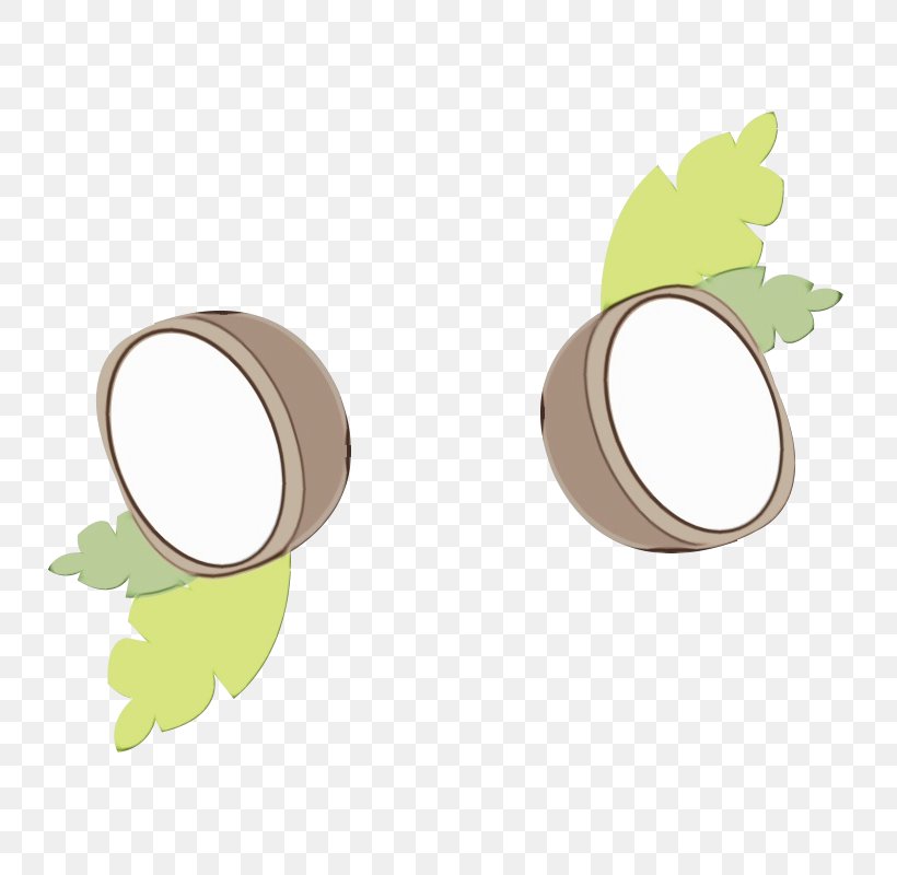Leaf Green Tree Plant Circle, PNG, 800x800px, Watercolor, Beige, Earrings, Green, Leaf Download Free