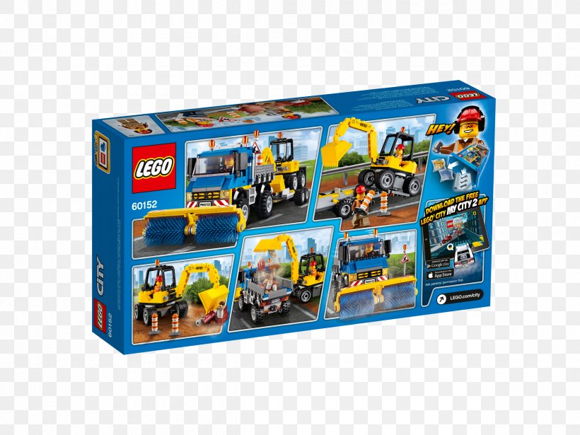 LEGO 60152 City Sweeper & Excavator Lego City Amazon.com Toy, PNG, 2400x1800px, Lego 60152 City Sweeper Excavator, Amazoncom, Lego, Lego Canada, Lego City Download Free