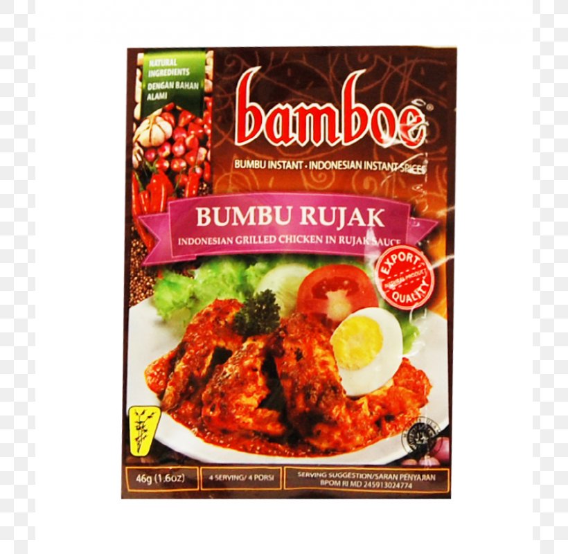 Rojak Sambal Soto Vegetarian Cuisine Barbecue Chicken, PNG, 800x800px, Rojak, Barbecue Chicken, Bumbu, Condiment, Convenience Food Download Free