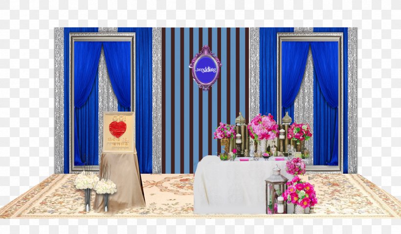 Wedding Reception Marriage, PNG, 2362x1378px, Wedding, Art, Blue, Interior Design, Marriage Download Free