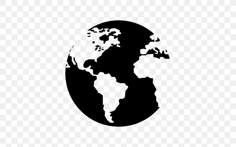 Earth Globe World Map, PNG, 512x512px, Earth, Black And White, Earth Symbol, Globe, Google Earth Download Free