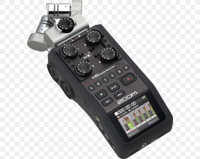 Microphone Zoom Corporation Zoom H4n Handy Recorder Zoom H2 Handy Recorder Digital Recording, PNG, 600x651px, Microphone, Audio Mixers, Digital Recording, Effects Processors Pedals, Electronic Device Download Free