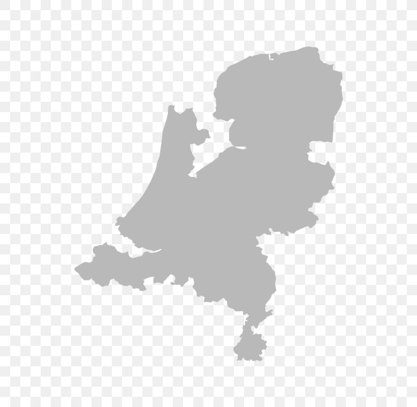 Netherlands Vector Map, PNG, 800x800px, Netherlands, Black, Black And White, Blank Map, Contour Line Download Free