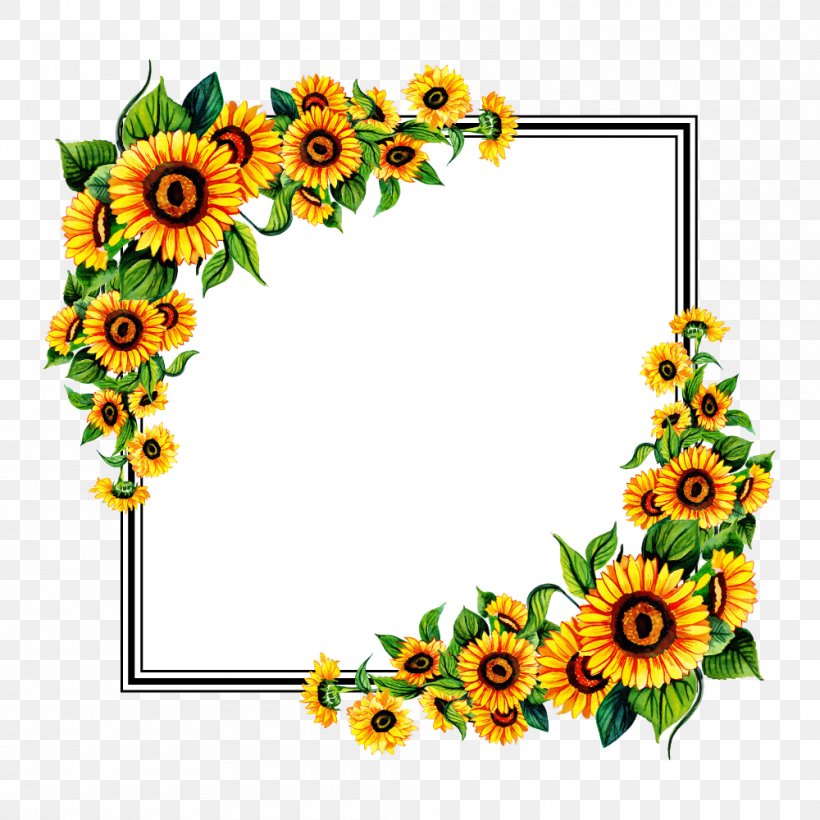 Background Flowers Frame, PNG, 1000x1000px, Picture Frames, Cut Flowers, Floral Design, Floral Frame, Flower Download Free