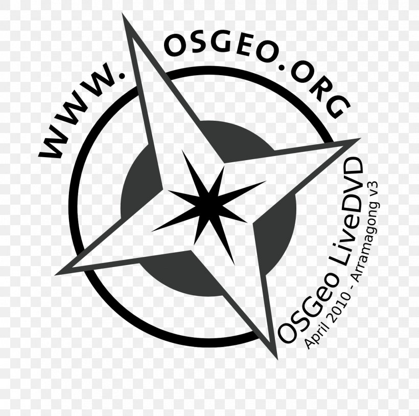 Open Source Geospatial Foundation Open-source Software Geographic Information System Geographic Data And Information Computer Software, PNG, 1428x1416px, Open Source Geospatial Foundation, Area, Art Paper, Black And White, Brand Download Free