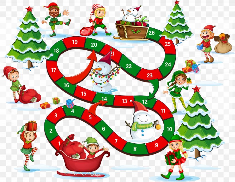 Board Game Illustration, PNG, 5281x4102px, Board Game, Christmas, Christmas Decoration, Christmas Ornament, Christmas Tree Download Free