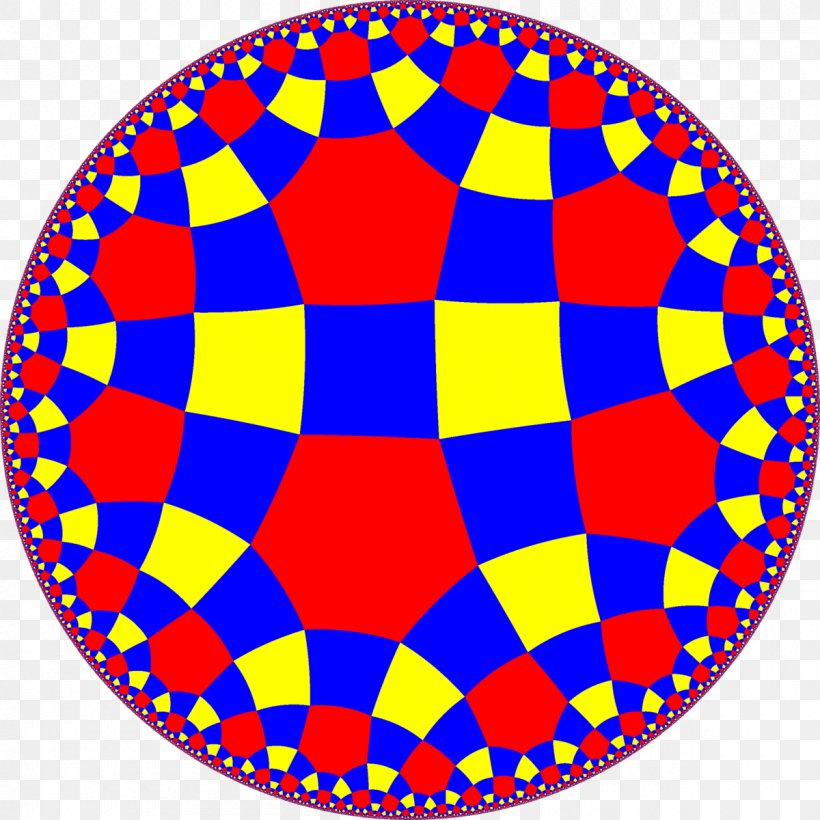 Circle Hexagonal Tiling Hyperbolic Geometry Tessellation Square Tiling, PNG, 1200x1200px, Hexagonal Tiling, Area, Circle Packing, Disk, Hexagon Download Free